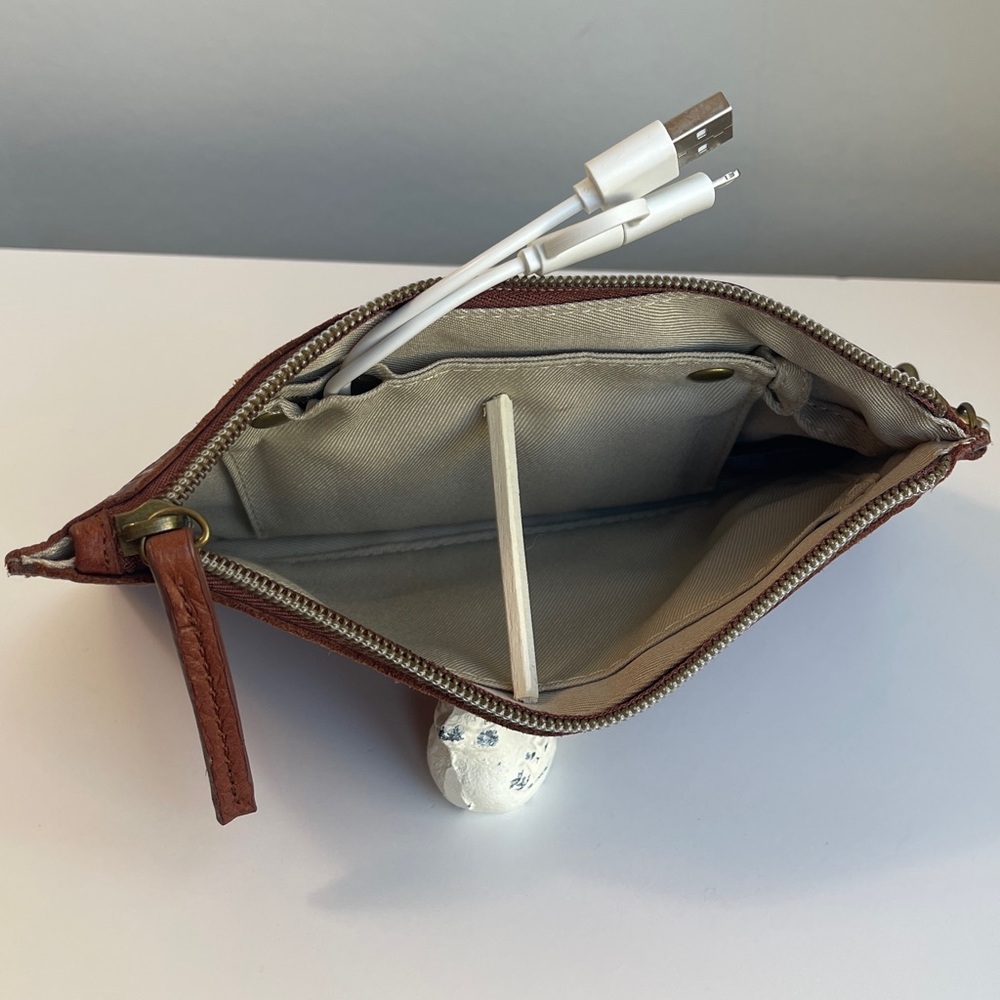 American Leather Co. Genuine Leather Wristlet - Picture 10 of 11